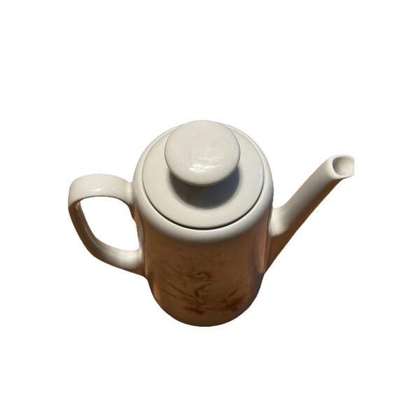 Bareuther Waldsassen Bavaria Germany Porcelain Coffee Pot Floral #142  MCM - Picture 3 of 7